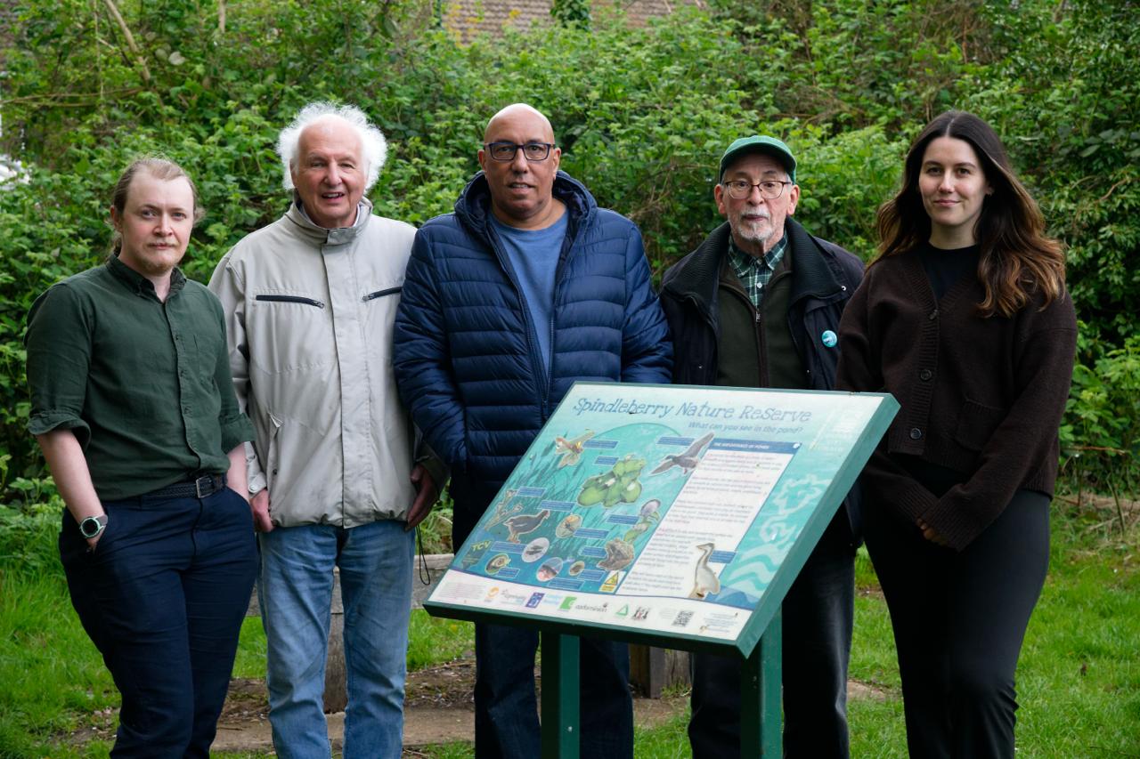 Green Party candidates at Spindleberry Nature Park